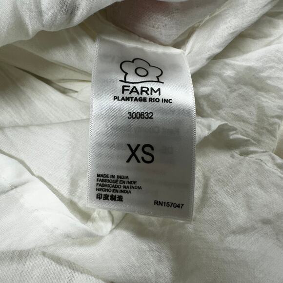 Farm Rio Macaw Cross Stitch Embroidered Mini Dress Women's Size XS New With Tags - Picture 7 of 10